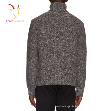 Rollkragen Cashmere Dicker Pullover für Männer Blended Garn